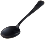 Mercer Culinary Solid Bowl - 7 7/8" / Black / 7-7/8" Soup Spoons