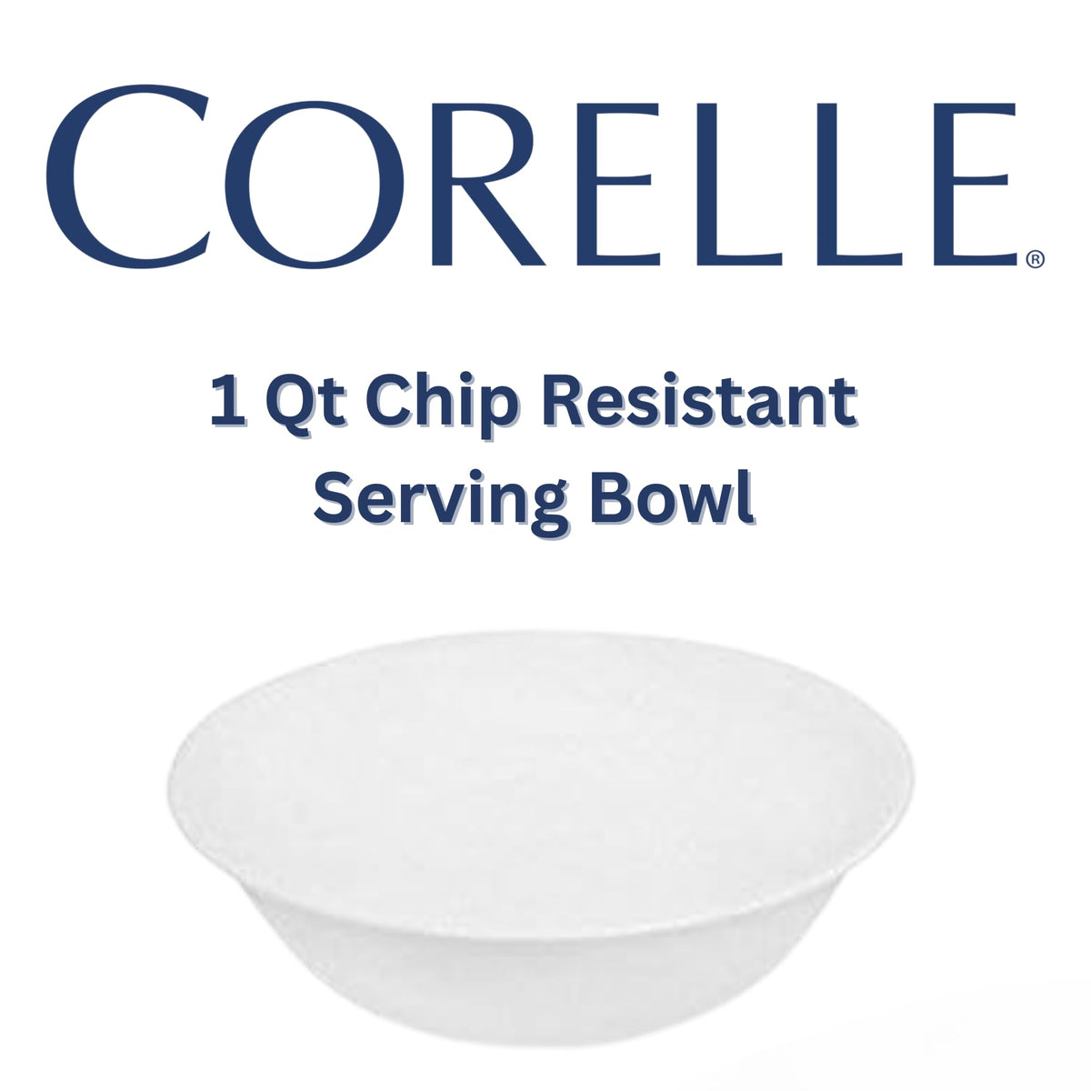 White 3-Piece Completer Set by Corelle – Vitreous China, White, Pack of 3, Model 8541921299