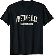 Winston-Salem NC Vintage Athletic Sports Design JG3 T-Shirt
