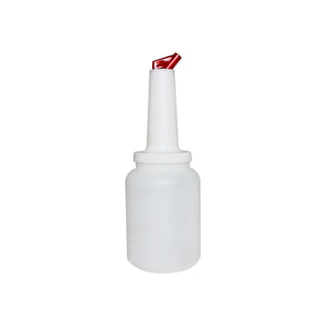 2 QT Storer and Pour by Thunder Group – 2 Quarts, Plastic, Red, Pack of 2, Model PLSNP02R