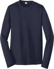 SPORT-TEK Unisex PosiCharge Long Sleeve Competitor Cotton Touch Tee | Breathable Workout T-Shirt for Men & Women