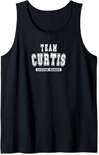 Team CURTIS Lifetime Member Family Last Name Tank Top
