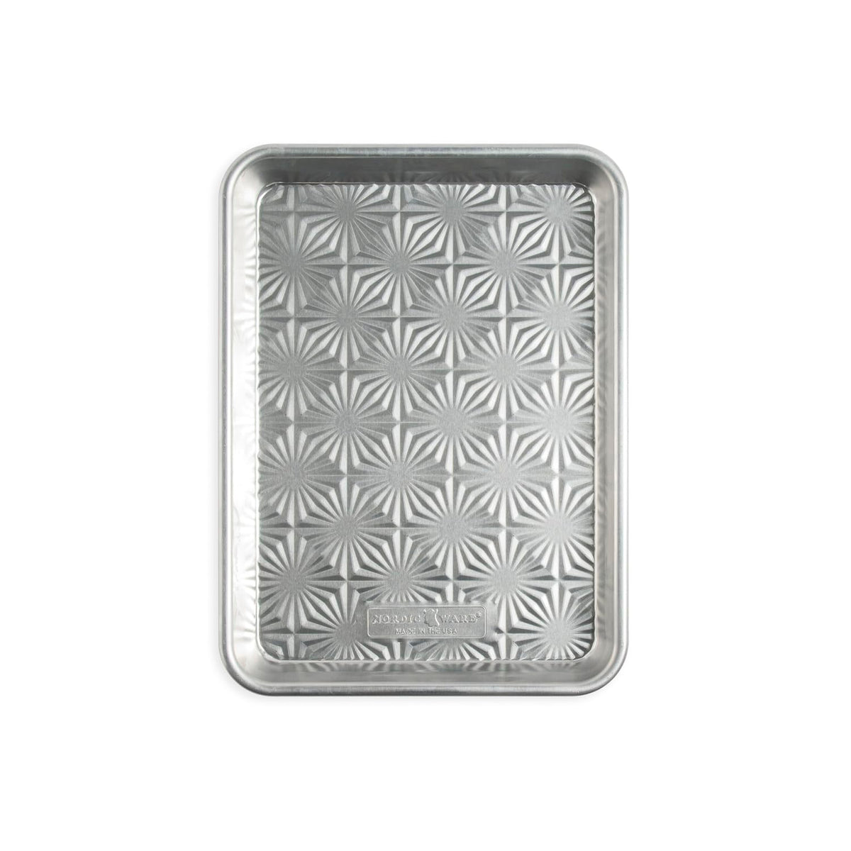 Naturals Vintage Starburst Quarter Sheet by Nordic Ware – Quarter Sheet, Aluminum, Natural, Model 45360