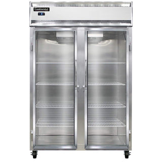 2FS-SA-GD Two Section Reach In Glass Door Freezer by Continental Refrigerator – Commercial Grade