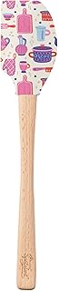 Tovolo Spatulart ‘Liquid Conversions’ Silicone Spatula with Wood Handle – BPA Free, Heat-Resistant, Ideal for Baking, Mixing & Meal Prep