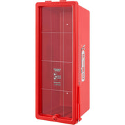 Plastic Fire Extinguisher Cabinet with Breakable Acrylic by Global Industrial – Polystyrene & Arcylic, Red, Model 641650