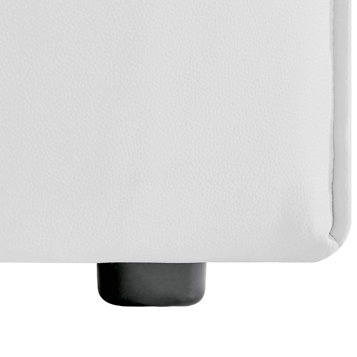 Modway White / Armless Chair / Contemporary Sofas & Couches