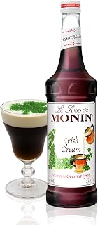 Monin Irish Cream Syrup for Drinks - Gluten Free - 750 ml / 25.4 fl oz