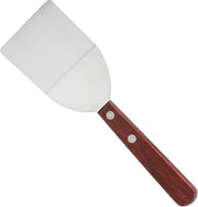 Winco Blade Flexible Turner, 3.25-Inch by 2.25-Inch, Medium, Stainless Steel, Brown | Dishwasher safe, Rigid blade, Offset handle, Restaurant service, Great for Griddles, Burgers, Eggs and Kitchen Prep