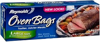 Reynolds Oven Cooking Large Size for Meats & Poultry up to 8-Pounds, 5 Count Boxes (Pack of 12)