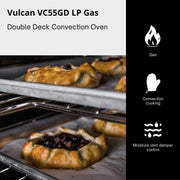 VULCAN Single Deck | LP Gas / Silver / 7.4 cubic_feet Commercial Ovens