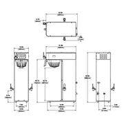 ICB-DV Tall Automatic Coffee Brewer by Bunn – Stainless Steel, Stainless, Model 53100.0001