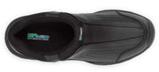 Womens Black Charlotte MaxTrax Soft Toe SRO Slip-On Athletic 7.0 M by SR Max – 7, Leather, Black, Model SRM140