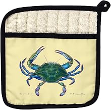 Betsy Drake PT004 Blue Crab - Female Pot Holder