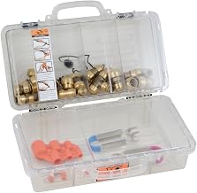 SharkBite Contractor Kit, Push to Connect Brass Plumbing Fittings, PEX Pipe, Copper, CPVC, PE-RT, HDPE, 22486LF