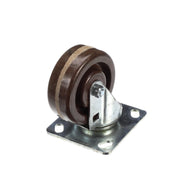 Caster 4 Inch High Temp W/Zerk by Kason – Stainless Steel, Brown, Model 6C504002HTPHNZ