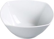 Yanco ML-409 9.5" Square Salad Bowl, 64 oz Capacity, Porcelain, Super White Color, Pack of 24