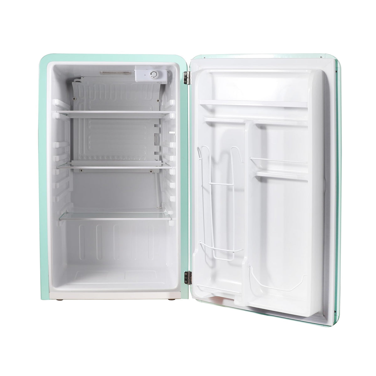 Compact Refrigerator by Magic Chef – 3.2 cubic_feet, Plastic, Green, Model MCR32CHM