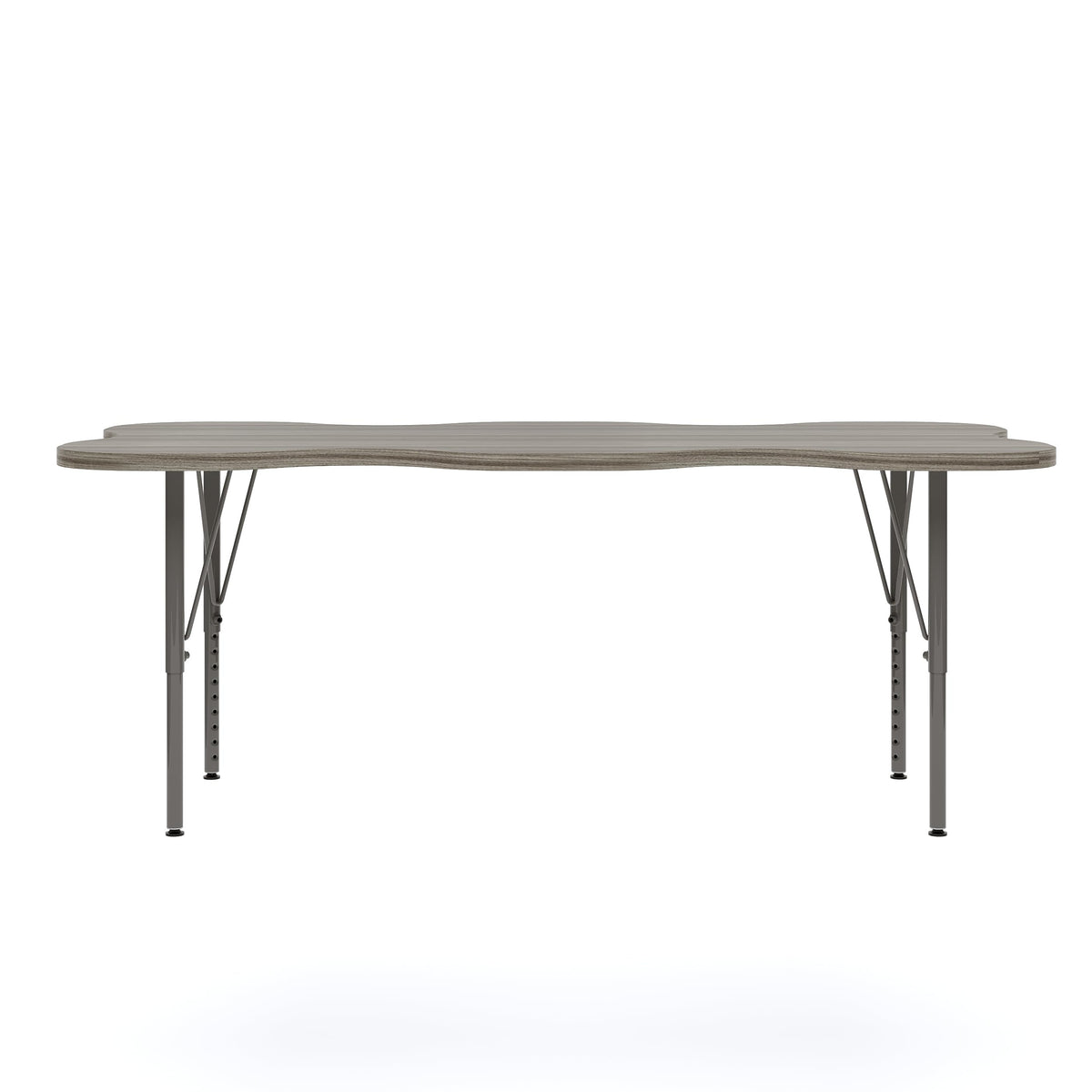 My Place Rectangular Table by Tot Mate – unspecified, 3/4" Thick Industrial Grade Wood With Laminate Surfacing, Shadow Elm Gray, Model TM9428