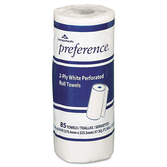 Georgia Pacific Professional 27385 Perforated Paper Towel Roll, 8 4/5 X 11, White, 85/roll, 30 Rolls/carton