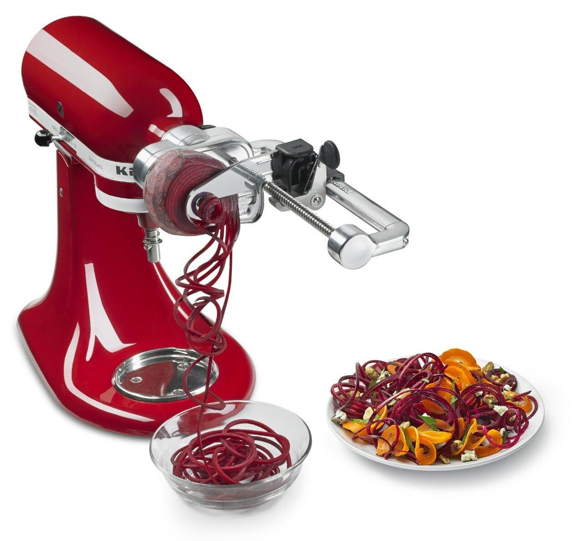 KitchenAid 1" / Spiralizer - 7 Blades / Polished Aluminum Mixer Parts & Accessories