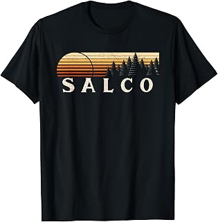 Salco, AL Vintage Evergreen Sunset Eighties Retro T-Shirt