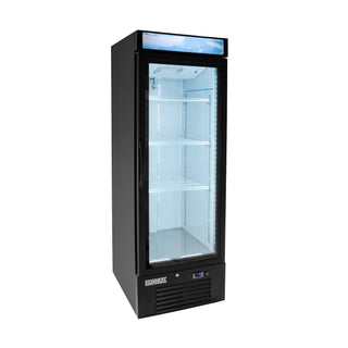 25" One Section Display Freezer w/Swing Doors - Bottom Mount Compressor by MOTAK – 26.60x28.90x81.70, In Description, Check Images, Model MGD-1DF-16-HC
