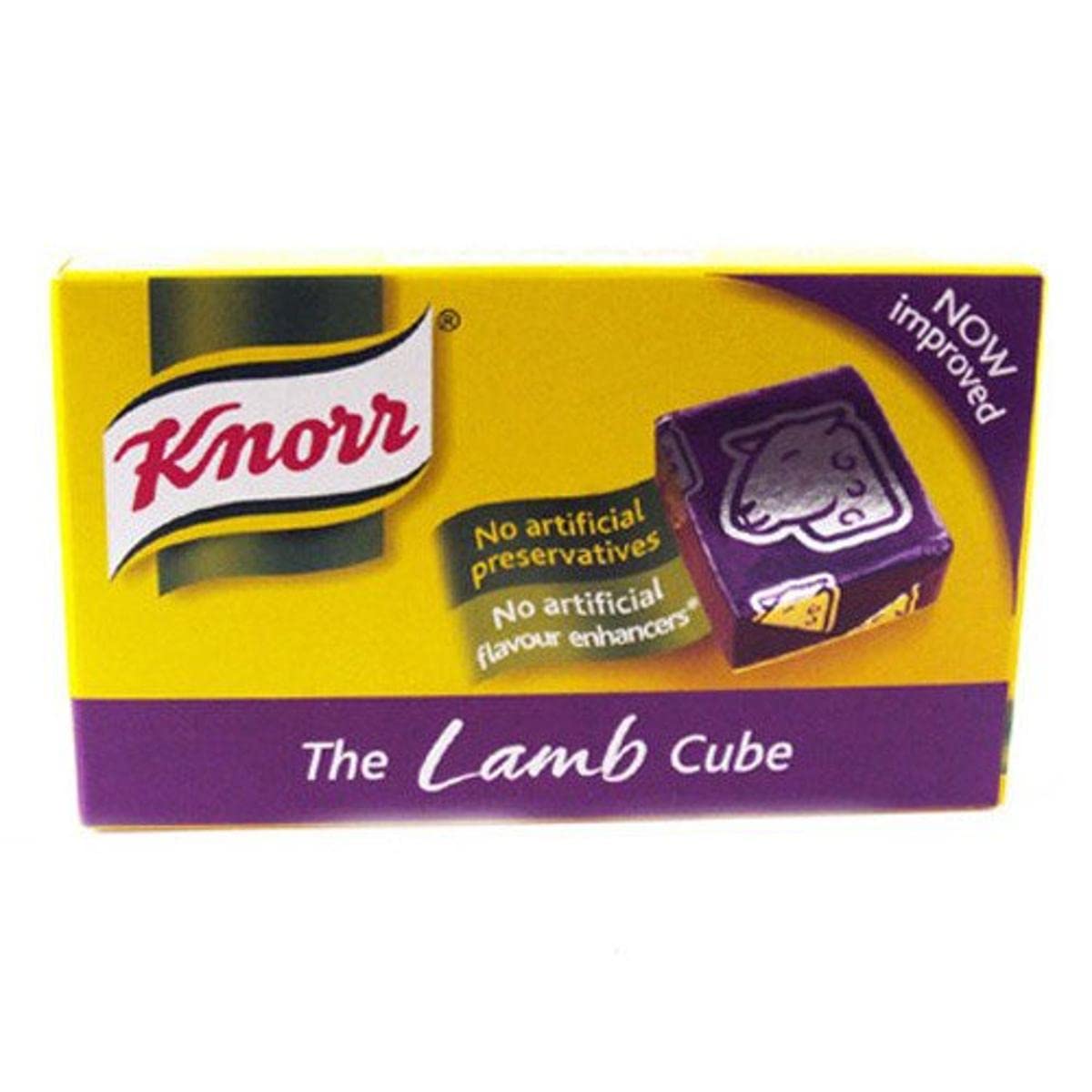 Lamb Stock Cubes 8 Pack 80g by Knorr – 1.76 Ounce (Pack of 8), Pack of 8, Model F52-8CB-816