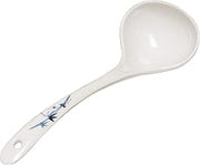 Thunder Group Blue bamboo melamine dinnerware collection 2 1/2 oz, 9 3/4" x 3 3/8" soup ladle, comes in dozen