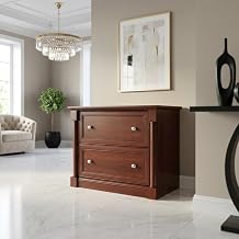 File Cabinet with Select Cherry Finish, Laminated Lateral Files, Durable Construction, Modern Design, Ideal for Office Storage