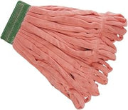 HUBERT Microfiber Medium Looped End Mop with 5" W Headband Orange 3 Per Pack