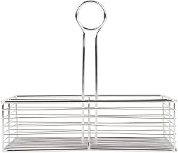 GET WB-900 Display Baskets, 10" x 7" x 3"H, Stainless Steel with Card Holder, Case of 12