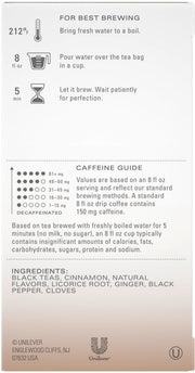 Tea,Vanilla Carmel Chai by TAZO – 20 Count (Pack of 2), Pack of 2, Model 225AA