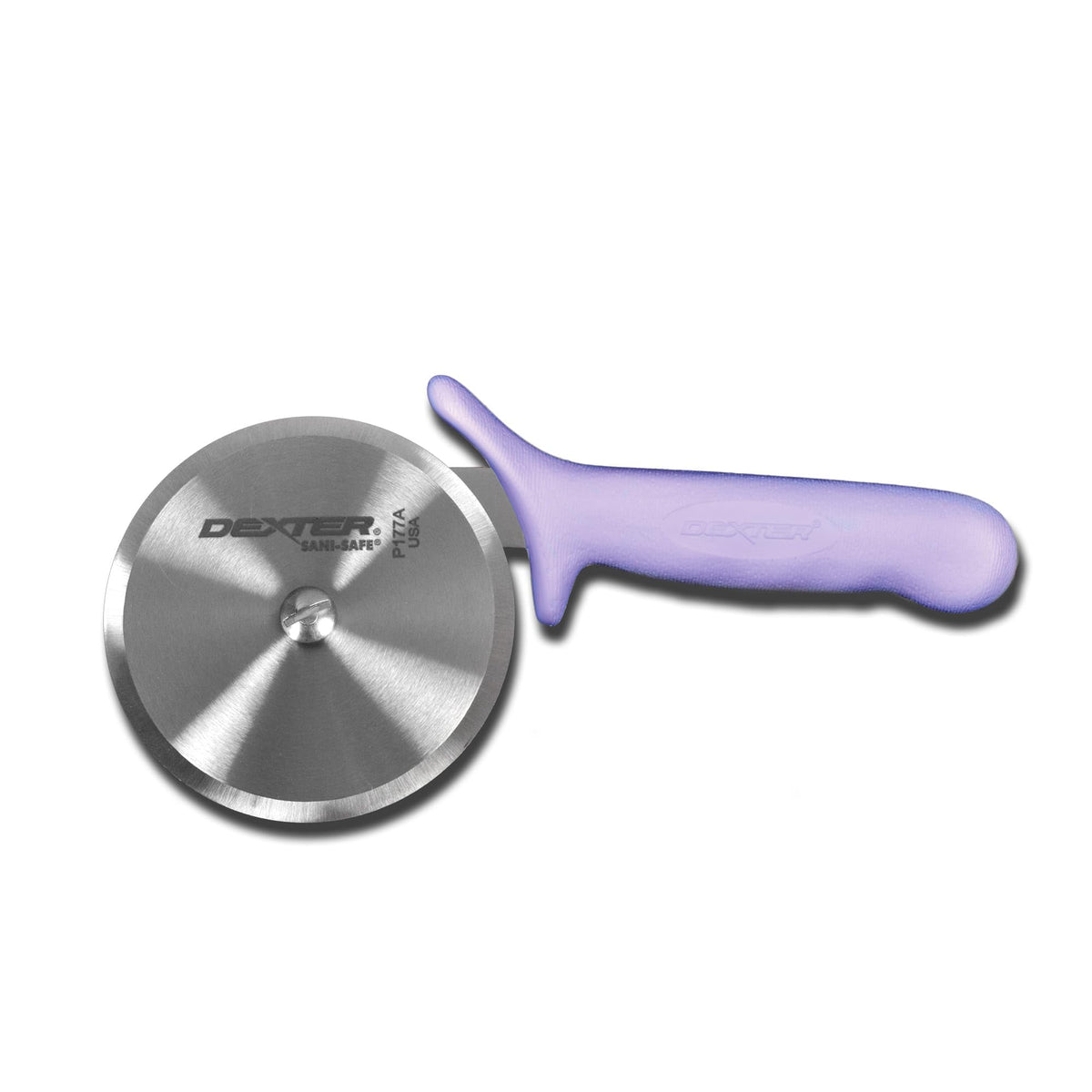 Dexter Russell 4" Pizza Cutter with Purple Handle by Dexter Russell Cutlery – Purple, Model P177AP-PCP