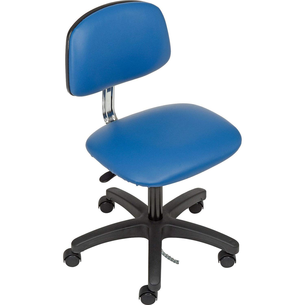 ESD Chair by Global Industrial – Vinyl, Blue, Model ESD-VDHCH-RG-HC-ESDBLU