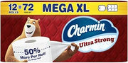 Charmin Ultra Strong Toilet Paper 12 Mega XL Rolls, 330 Sheets Per Roll