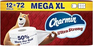 Charmin Ultra Strong Toilet Paper 12 Mega XL Rolls, 330 Sheets Per Roll