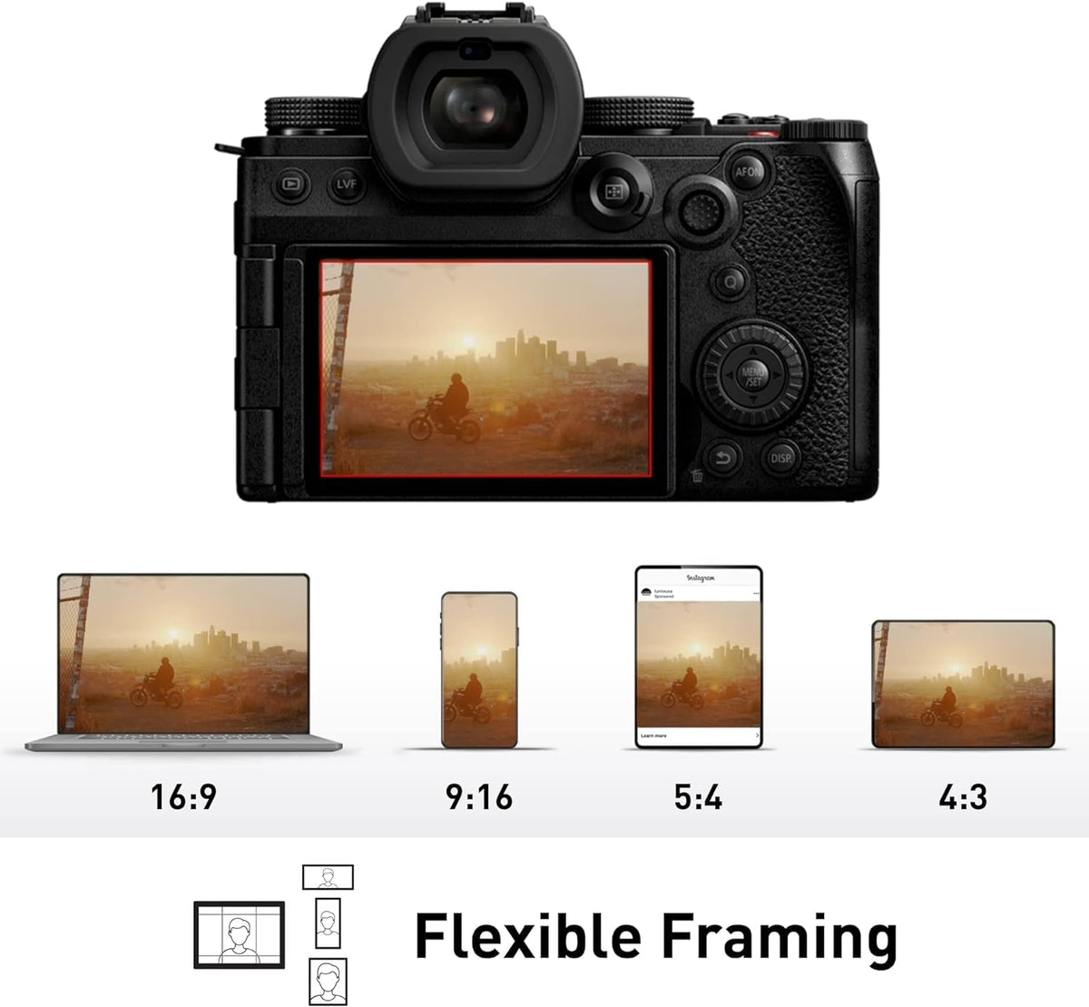 Panasonic w/ 20-60mm & 50mm / Black / Full-Size Mirrorless Cameras