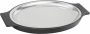 Winco 11" Oval Stainless Steel Platter Set