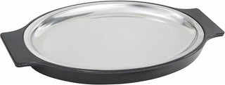 Winco 11" Oval Stainless Steel Platter Set