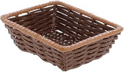HUBERT Two -Tone Beige Storage Basket - 10"L x 7 1/2"W x 3"H