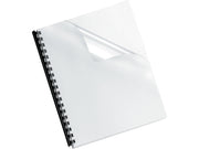 Binding Presentation Covers by Fellowes – 25 Pack, Plastic, Clear, Model 52043