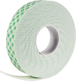 3M 4026 Double Coated Urethane Foam Tape, Bonding, Attaching, Mounting, White, 0.75 in x 5 yd, 1 Roll