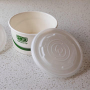 Eco-Products EcoLid Renew & Comp Food Container Lids F/12 16 32oz 50/PK 10 PK/CT by ECO PRODUCTS – 32.0 ounces, Plastic, white, Pack of 500, Model ECOEPECOLIDSPL
