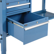 72"W x 30"D Workbench by Global Industrial – 72"W x 30"D, Steel, Blue, Model 319250BL