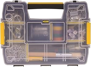 STANLEY SortMaster Organizer Box With Dividers, Light, 1-Pack (STST14021)