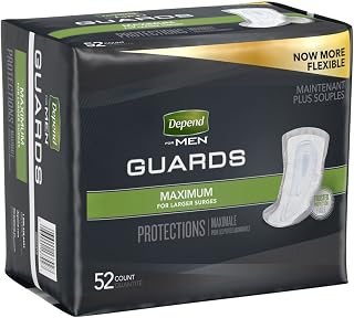 Depend Guards for Men, Case/208 (4 Packs of 52)