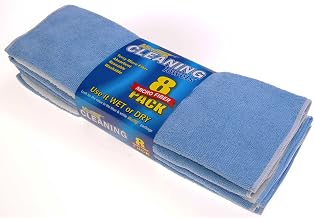 SW56308, Terry Microfiber Towels 8 Pack 12" x 12"