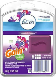 Febreze Wax Melts with Gain Scent, Moonlight Breeze, 2.75 oz