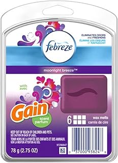 Febreze Wax Melts with Gain Scent, Moonlight Breeze, 2.75 oz